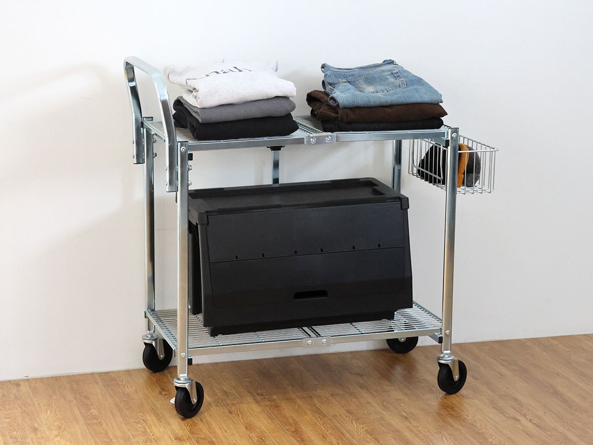 METAL FOLDING CART / メタル フォールディング カート 2段タイプ （収納家具 > ワゴン） 9