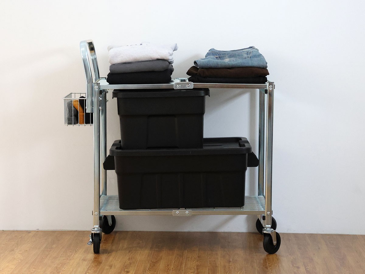 METAL FOLDING CART / メタル フォールディング カート 2段タイプ （収納家具 > ワゴン） 4