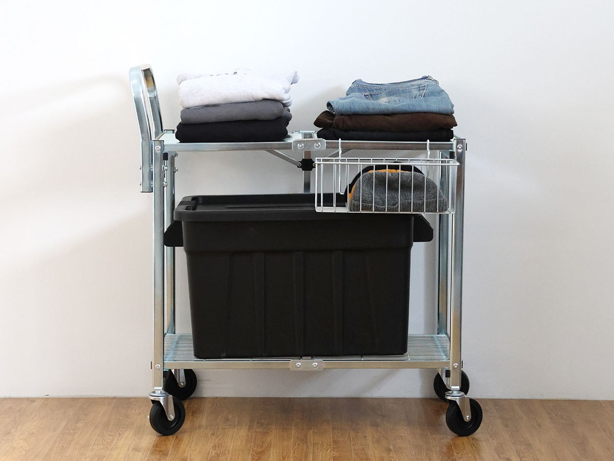 METAL FOLDING CART / メタル フォールディング カート 2段タイプ （収納家具 > ワゴン） 6