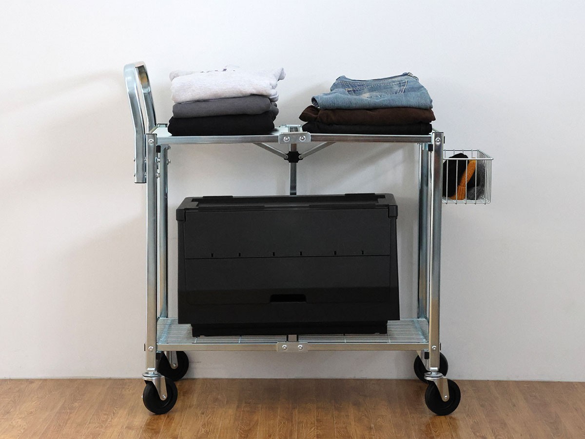 METAL FOLDING CART / メタル フォールディング カート 2段タイプ （収納家具 > ワゴン） 8
