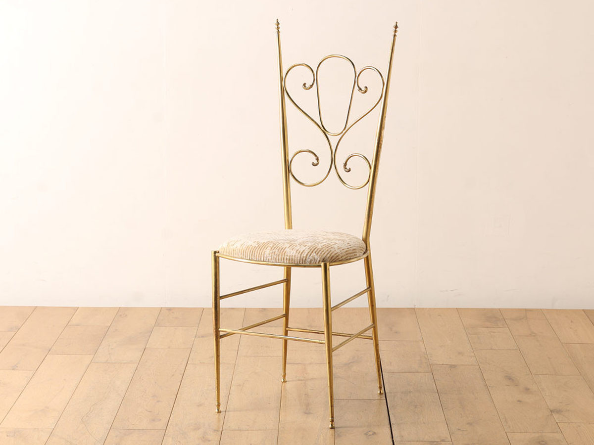 Lloyd's Antiques Real Antique 
Italian Brass Chair / ロイズ・アンティークス イタリアアンティーク家具
イタリアンブラスチェア （チェア・椅子 > ダイニングチェア） 1