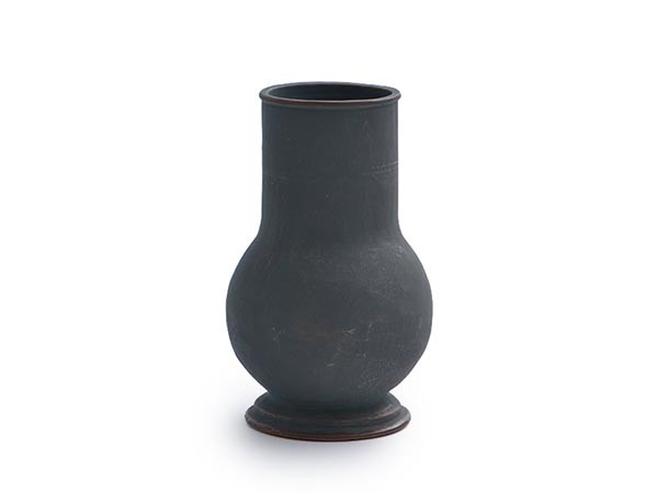 MISHIM POTTERY CREATION StiLL flowervase / ミシンポタリークリエイション スティル フラワーベース（藍墨茶） （花器・プランター・グリーン > 花瓶・フラワーベース） 2