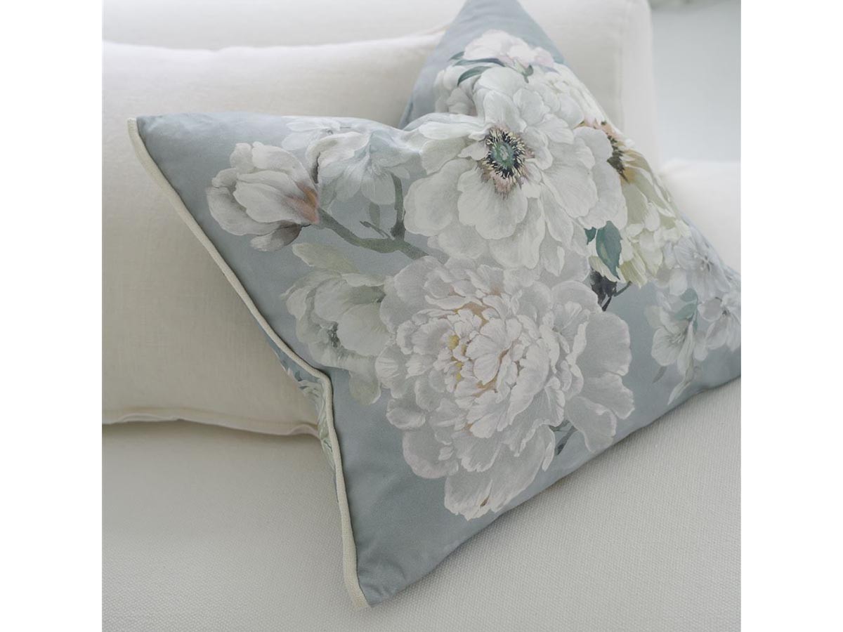 DESIGNERS GUILD Fleur Blanche Cushion / デザイナーズギルド フルール ブランシュ クッション 50 × 50cm （クッション > クッション・クッションカバー） 4