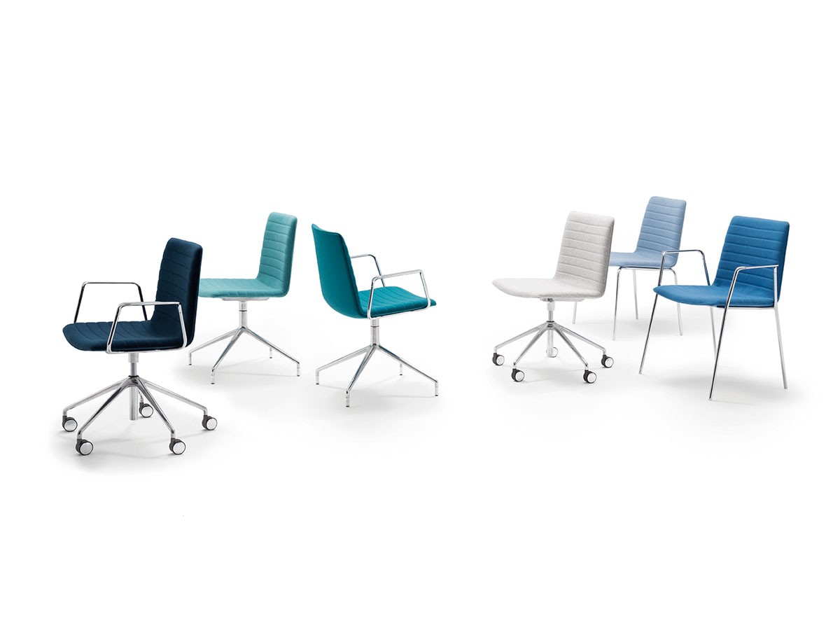 Andreu World Flex Corporate Chair
Fully Upholstered Shell / アンドリュー・ワールド フレックス コーポレート SI1639
チェア 回転式スターベース（フルパッド） （チェア・椅子 > ダイニングチェア） 4