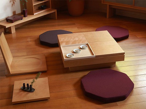 日進木工 ac-cent HAKKAKU CUSHION / にっしんもっこう アクセント 八角クッション （クッション > フロアクッション・クッションソファ） 4