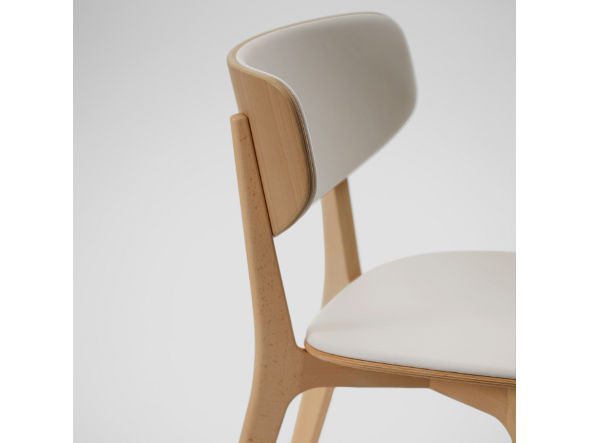 Roundish Chair / ラウンディッシュ チェア 張座（ビーチ） （チェア・椅子 > ダイニングチェア） 3