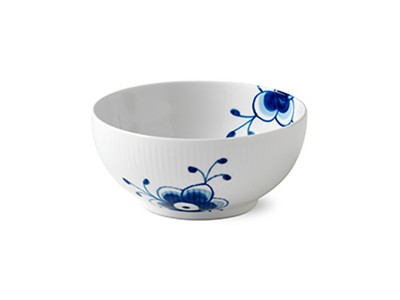 Royal Copenhagen Blue Fluted Mega Bowl & Saucer With Lid