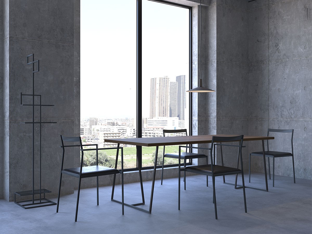 杉山製作所 KUROTETSU
SHIN STACKING CHAIR / すぎやませいさくしょ クロテツ
シン スタッキングチェア （チェア・椅子 > ダイニングチェア） 3