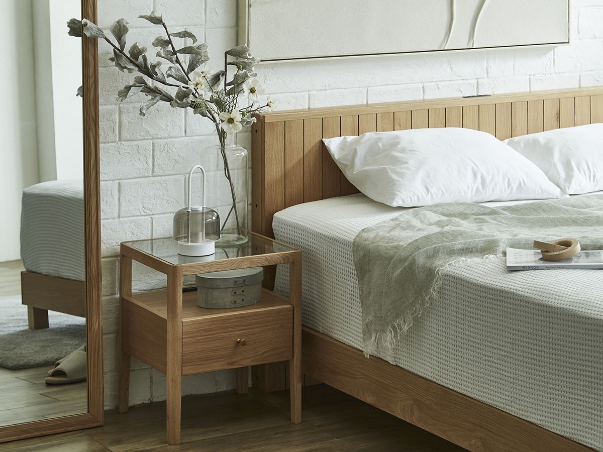 InRoom ROENA BEDSIDE CHEST / インルーム ロエナ ベッドサイドチェスト （テーブル > サイドテーブル） 4