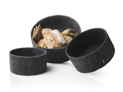 Audo Copenhagen New Norm Felt Bread Basket Set / オドー