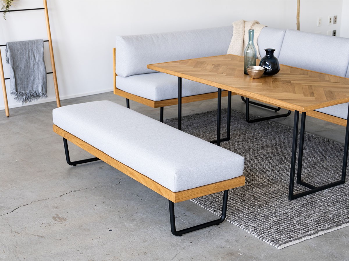 NOWHERE LIKE HOME SUK Bench / ノーウェアライクホーム スーク ベンチ 幅120cm （チェア・椅子 > ダイニングベンチ） 6