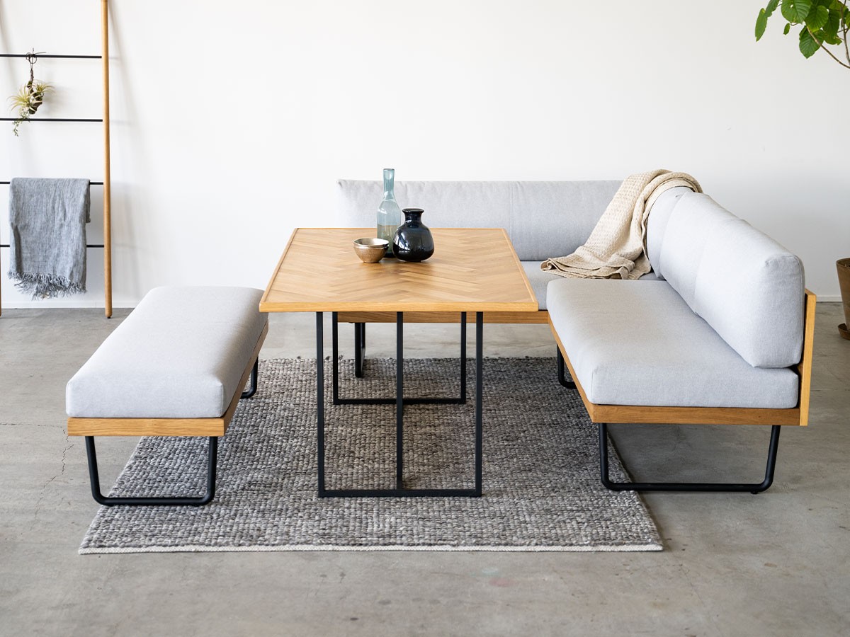 NOWHERE LIKE HOME SUK Bench / ノーウェアライクホーム スーク ベンチ 幅120cm （チェア・椅子 > ダイニングベンチ） 4
