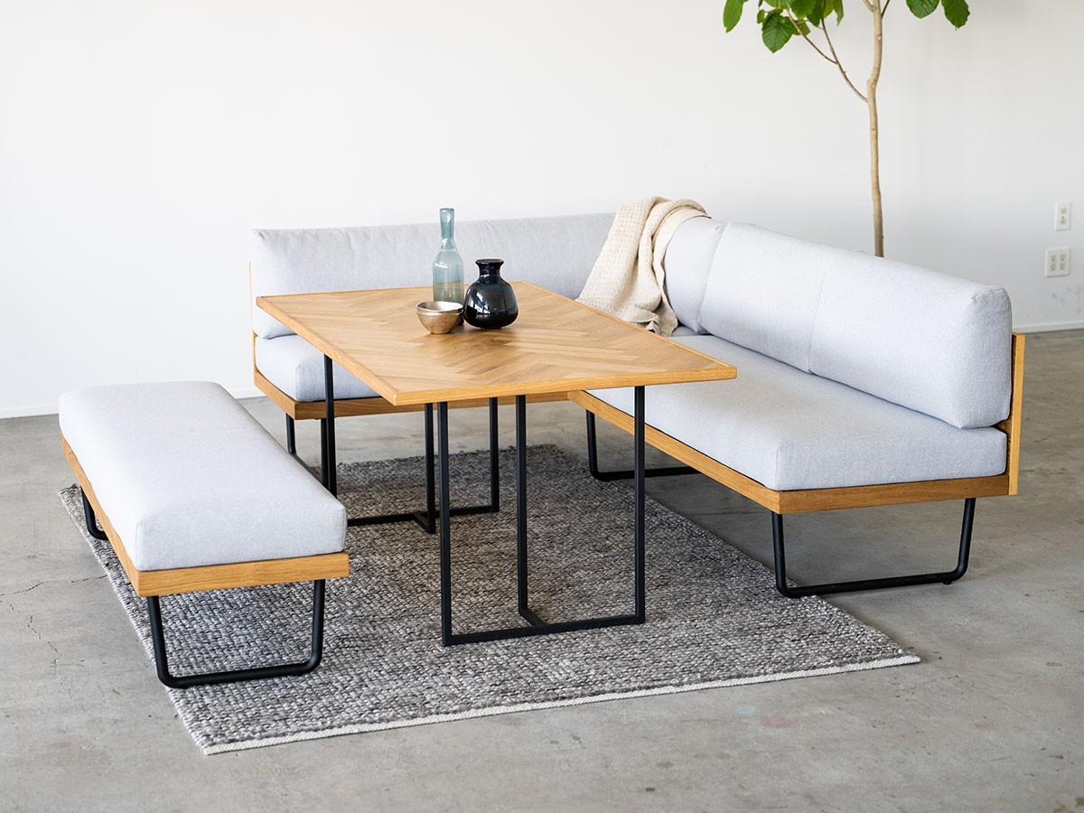 NOWHERE LIKE HOME SUK Bench / ノーウェアライクホーム スーク ベンチ 幅120cm （チェア・椅子 > ダイニングベンチ） 5