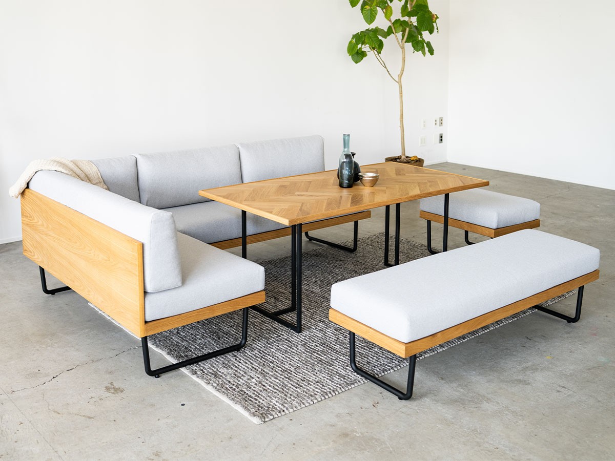 NOWHERE LIKE HOME SUK Bench / ノーウェアライクホーム スーク ベンチ 幅120cm （チェア・椅子 > ダイニングベンチ） 19