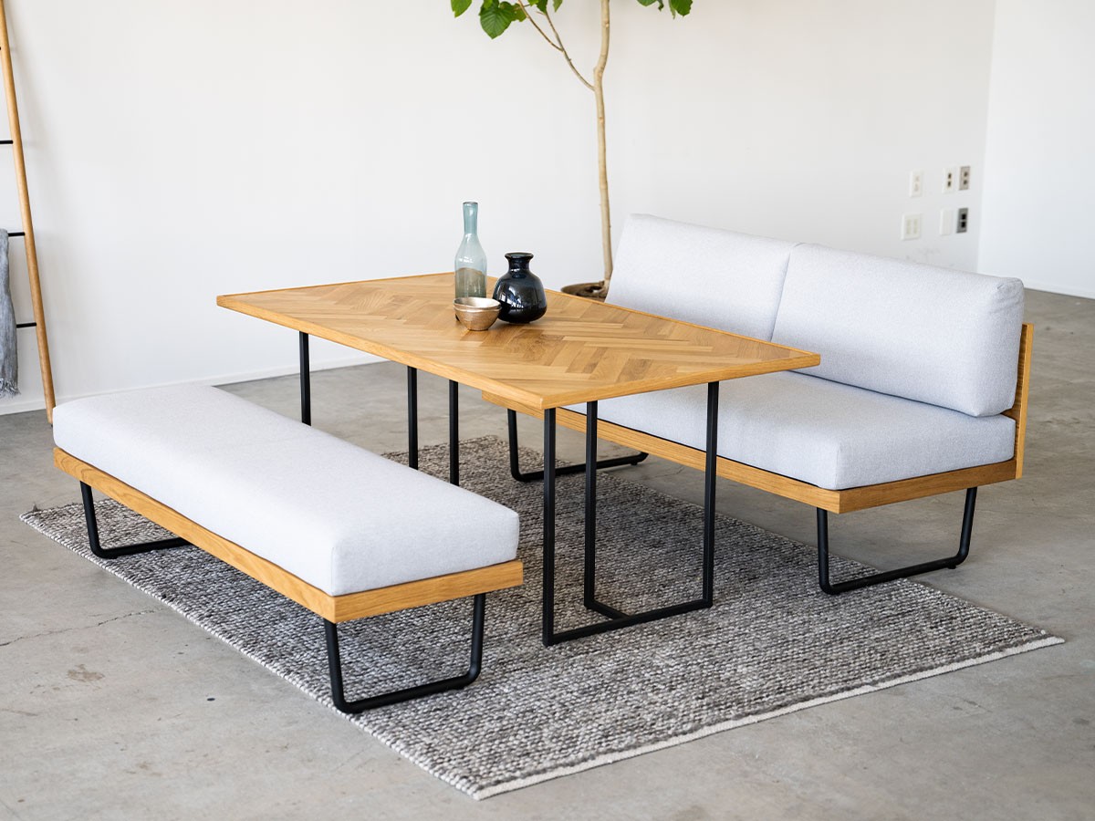 NOWHERE LIKE HOME SUK Bench / ノーウェアライクホーム スーク ベンチ 幅120cm （チェア・椅子 > ダイニングベンチ） 3