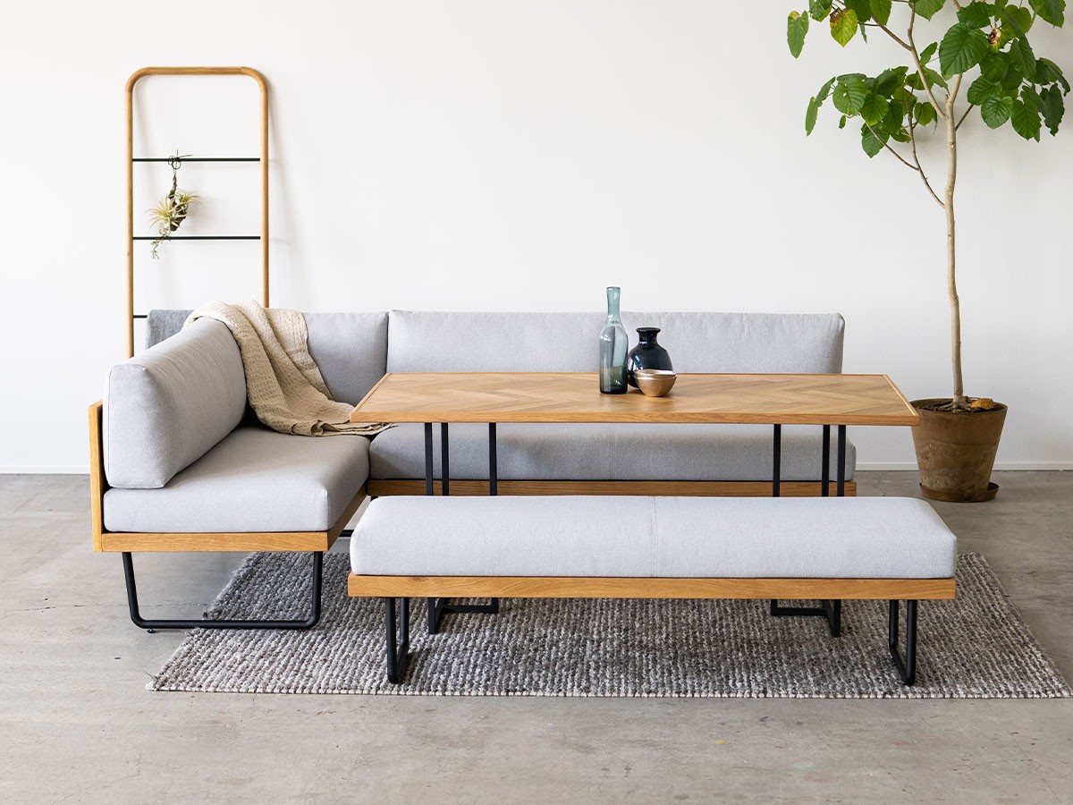 NOWHERE LIKE HOME SUK Bench / ノーウェアライクホーム スーク ベンチ 幅120cm （チェア・椅子 > ダイニングベンチ） 7