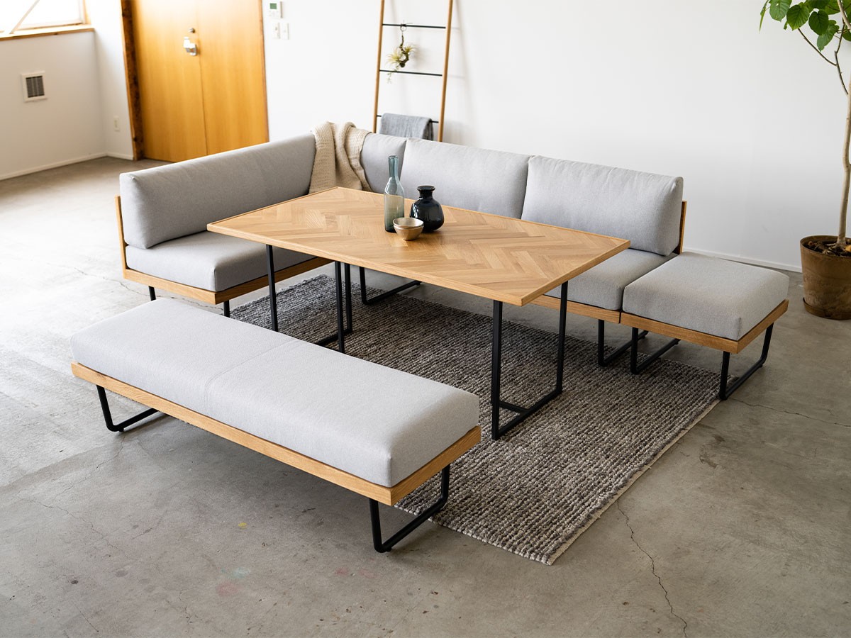 NOWHERE LIKE HOME SUK Bench / ノーウェアライクホーム スーク ベンチ 幅120cm （チェア・椅子 > ダイニングベンチ） 10
