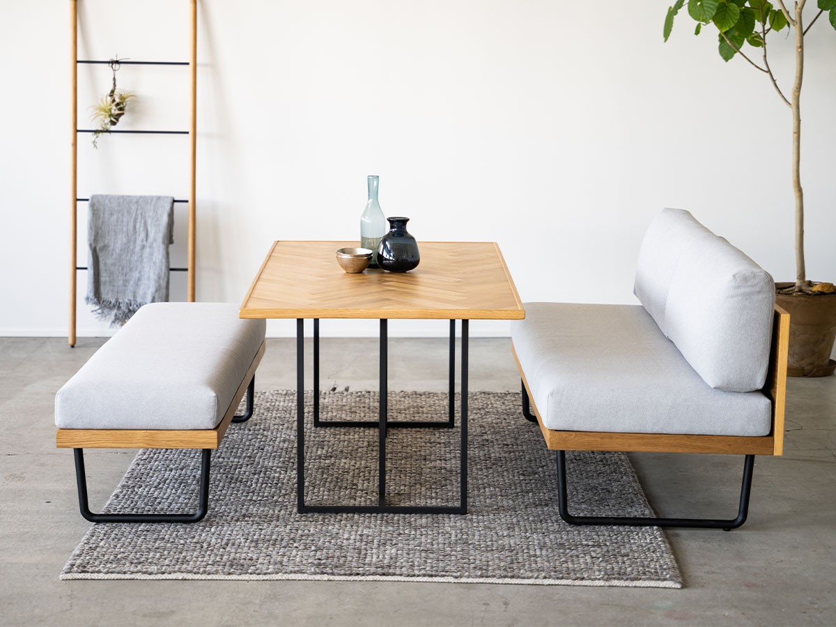 NOWHERE LIKE HOME SUK Bench / ノーウェアライクホーム スーク ベンチ 幅120cm （チェア・椅子 > ダイニングベンチ） 2