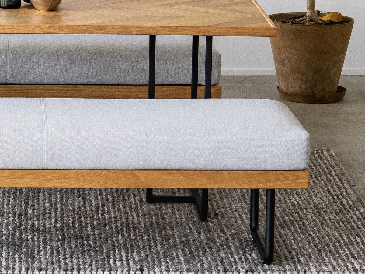 NOWHERE LIKE HOME SUK Bench / ノーウェアライクホーム スーク ベンチ 幅120cm （チェア・椅子 > ダイニングベンチ） 8