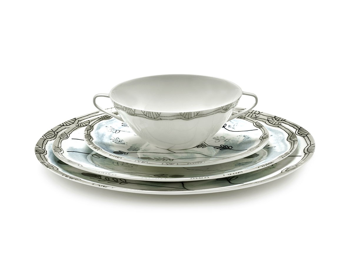 MIDNIGHT FLOWERS by MARNI
Starter Plate Mirtillo Tea / ミッドナイトフラワーズ バイ マルニ
スタータープレート  ミルティッロティー 24cm （食器・テーブルウェア > 皿・プレート） 22