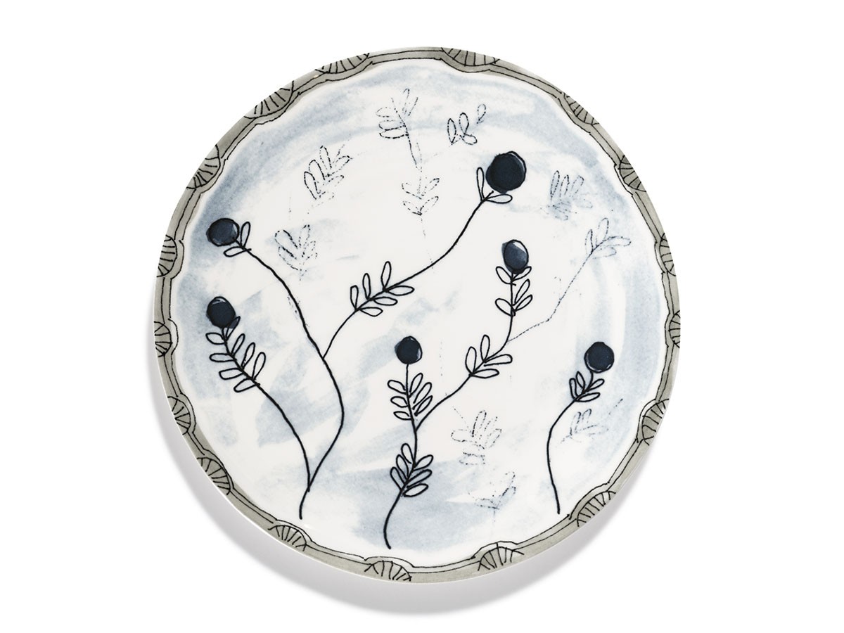 MIDNIGHT FLOWERS by MARNI
Starter Plate Mirtillo Tea / ミッドナイトフラワーズ バイ マルニ
スタータープレート ミルティッロティー 24cm (食器・テーブルウェア > 皿・プレート) 1