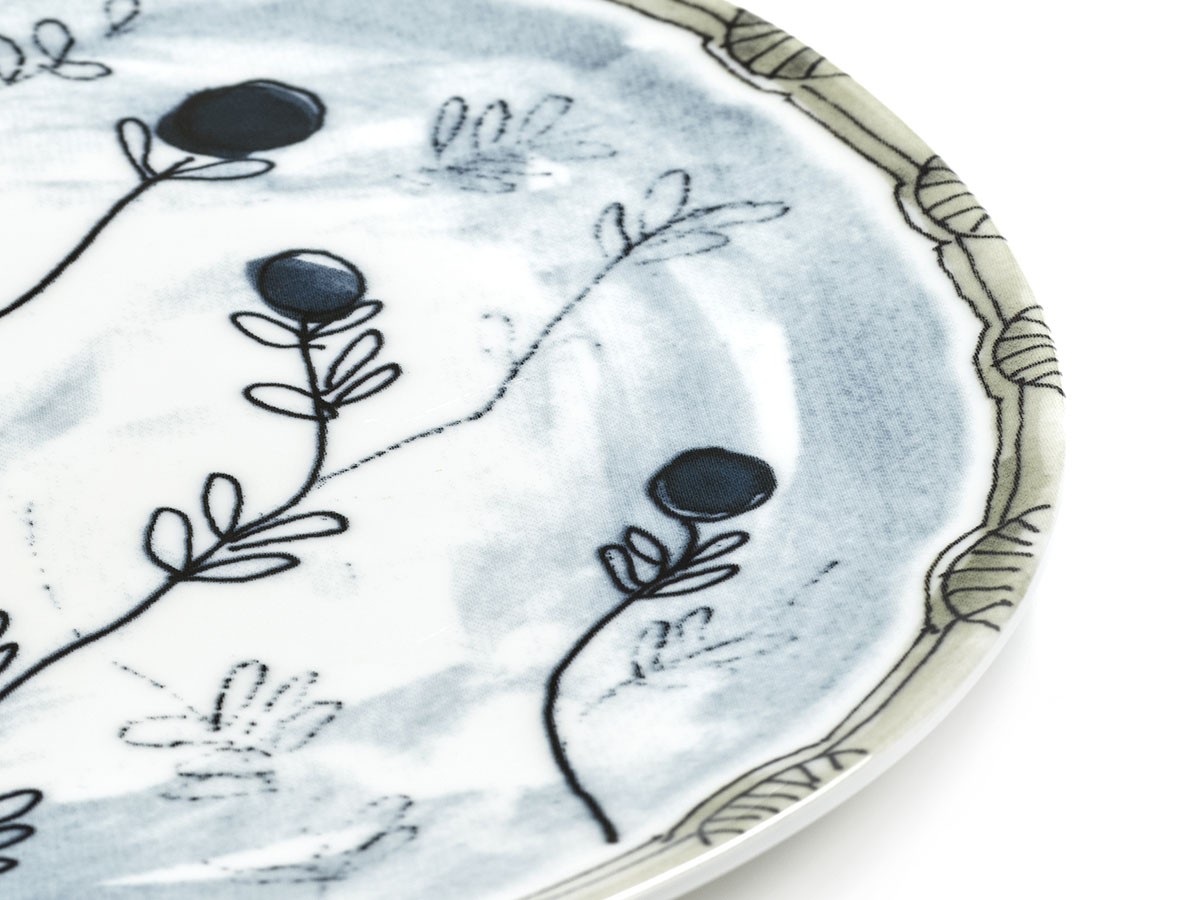 MIDNIGHT FLOWERS by MARNI
Starter Plate Mirtillo Tea / ミッドナイトフラワーズ バイ マルニ
スタータープレート  ミルティッロティー 24cm （食器・テーブルウェア > 皿・プレート） 24