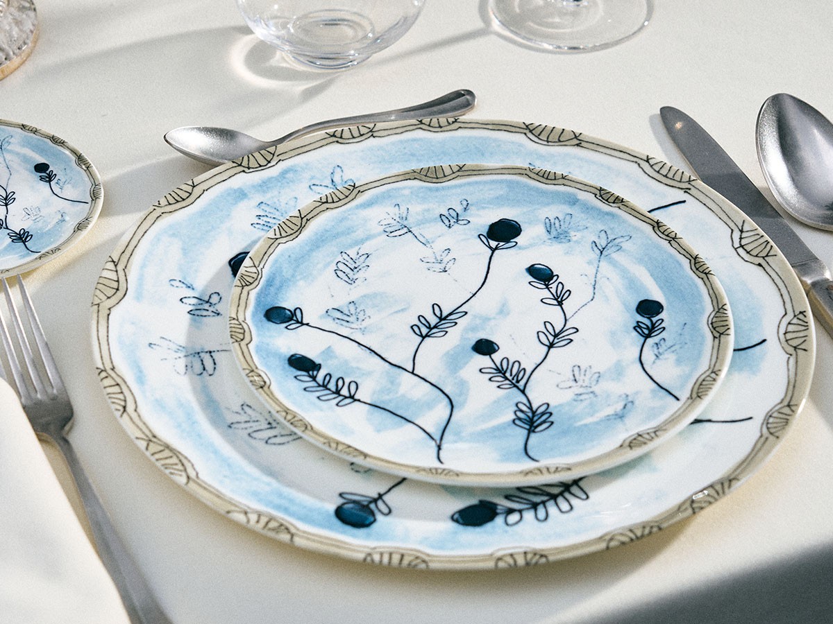 MIDNIGHT FLOWERS by MARNI
Starter Plate Mirtillo Tea / ミッドナイトフラワーズ バイ マルニ
スタータープレート  ミルティッロティー 24cm （食器・テーブルウェア > 皿・プレート） 7