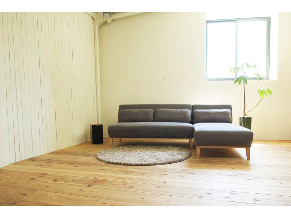 FLANNEL SOFA MAROON COUCH SOFA / フランネルソファ マロン カウチソファ （ソファ > カウチソファ） 16