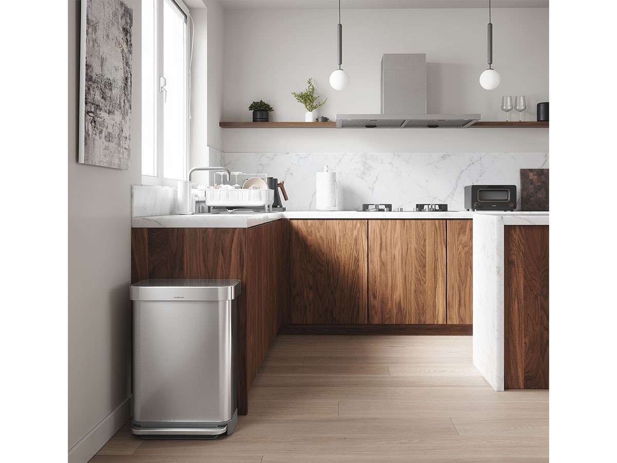 simplehuman Rectangular Step Can / シンプルヒューマン レクタンギュラー ステップカン 55L （ごみ箱・玄関小物 > ごみ箱・ダストボックス） 7