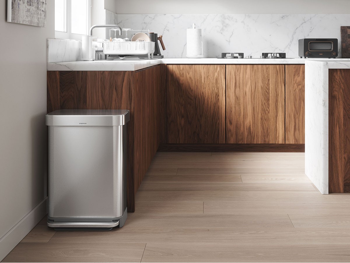 simplehuman Rectangular Step Can / シンプルヒューマン レクタンギュラー ステップカン 55L （ごみ箱・玄関小物 > ごみ箱・ダストボックス） 6