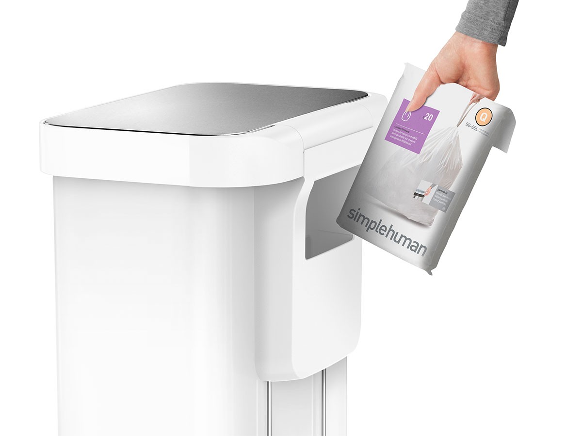 simplehuman Rectangular Step Can / シンプルヒューマン レクタンギュラー ステップカン 55L （ごみ箱・玄関小物 > ごみ箱・ダストボックス） 32