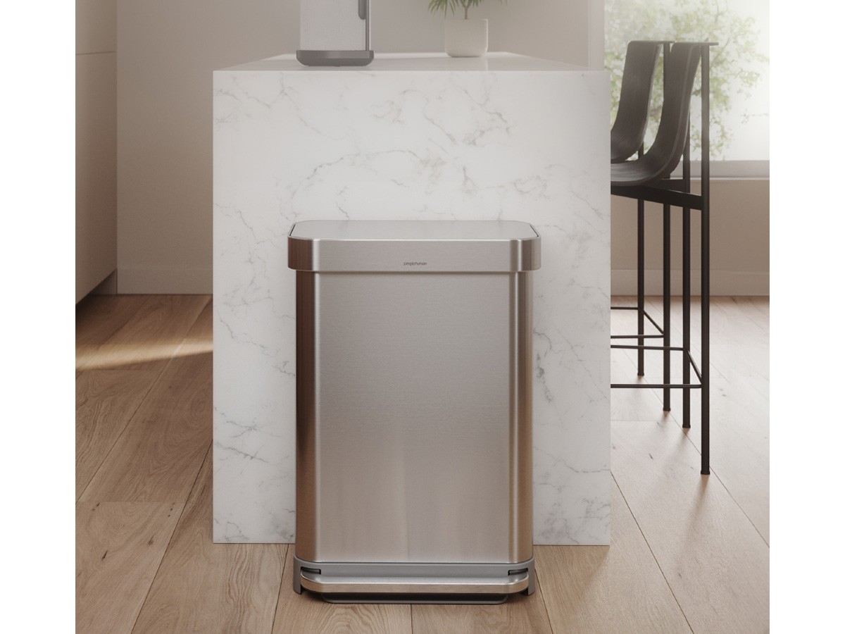 simplehuman Rectangular Step Can / シンプルヒューマン レクタンギュラー ステップカン 55L （ごみ箱・玄関小物 > ごみ箱・ダストボックス） 8