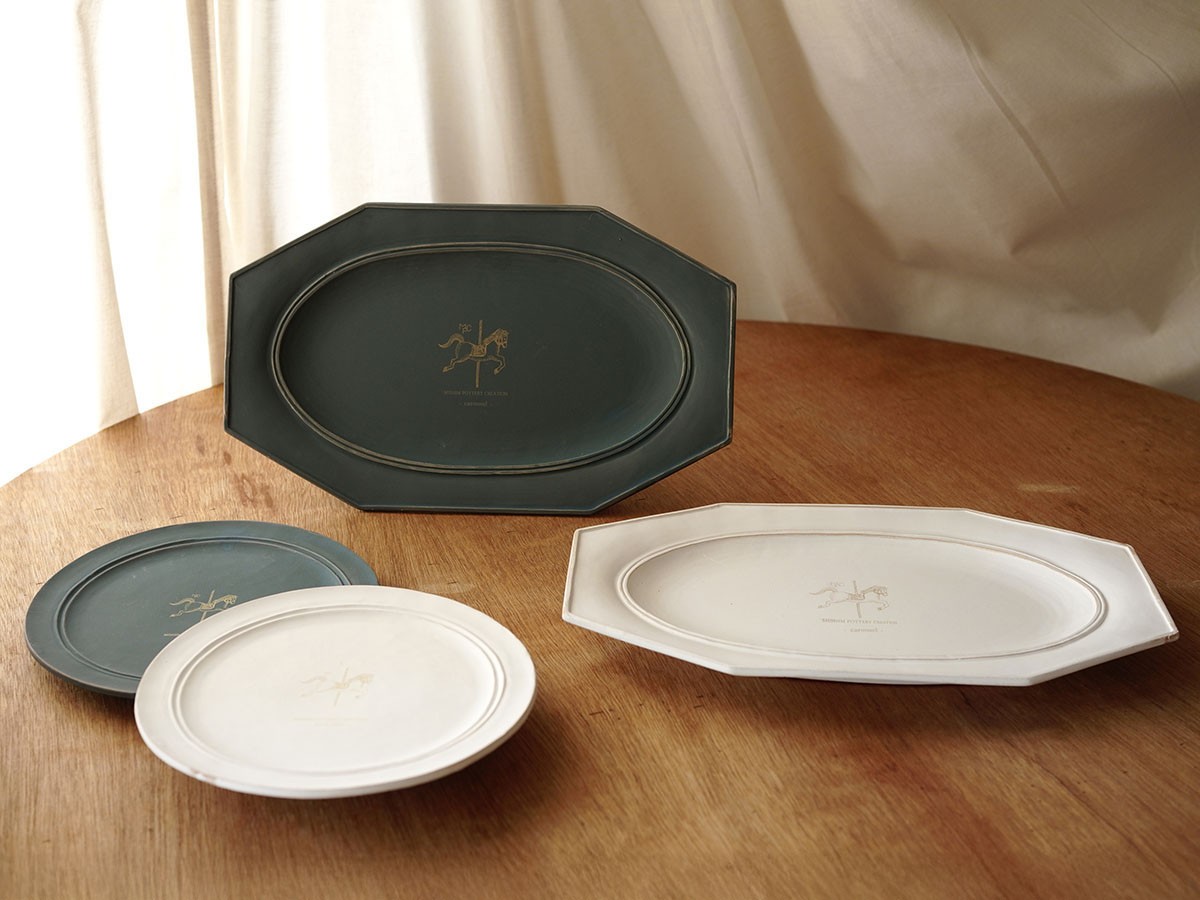 MISHIM POTTERY CREATION StiLL round “year”plate S 2026 / ミシンポタリークリエイション スティル ラウンド イヤープレート S 2026（藍墨茶） （食器・テーブルウェア > 皿・プレート） 8