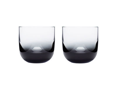 Tom Dixon. Tank Whisky Glass 2P Black / トム・ディクソン タンク