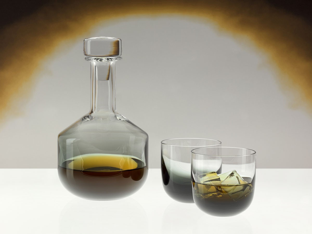 Tank Whisky Glass 2P Black 20