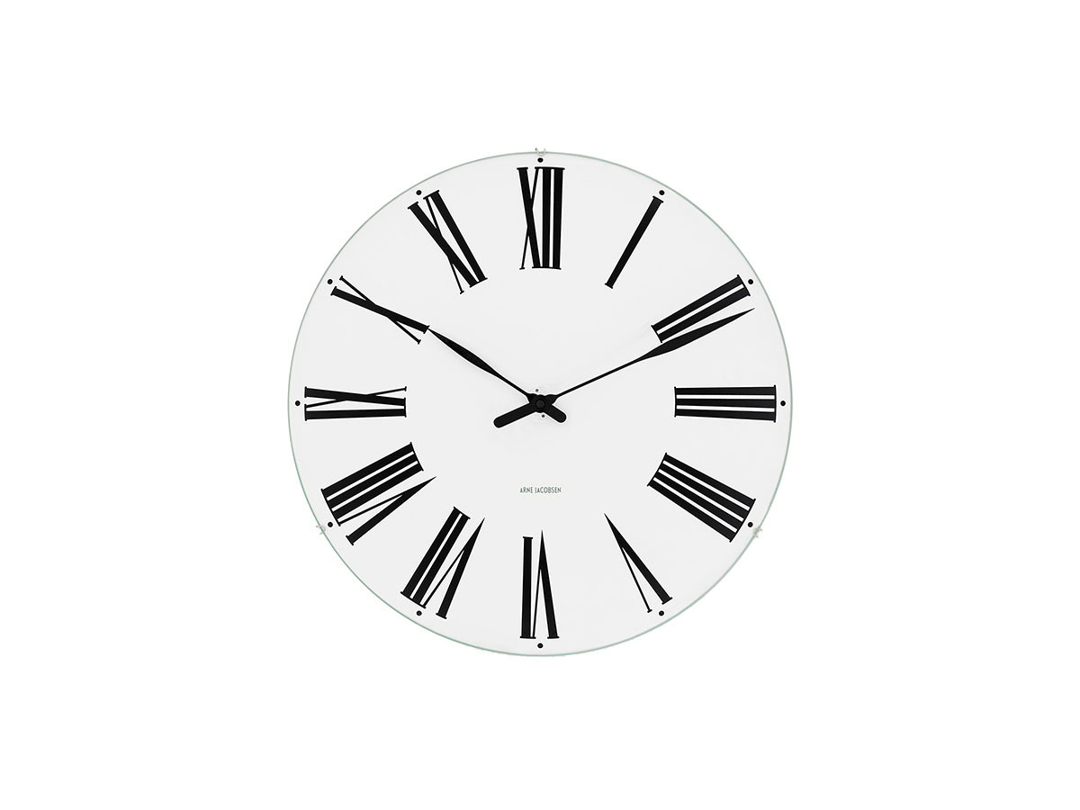 FLYMEe accessoire ARNE JACOBSEN, Roman Wall Clock / フライミーアクセソワ アルネ・ヤコブセン,  ローマン ウォールクロック 直径21cm