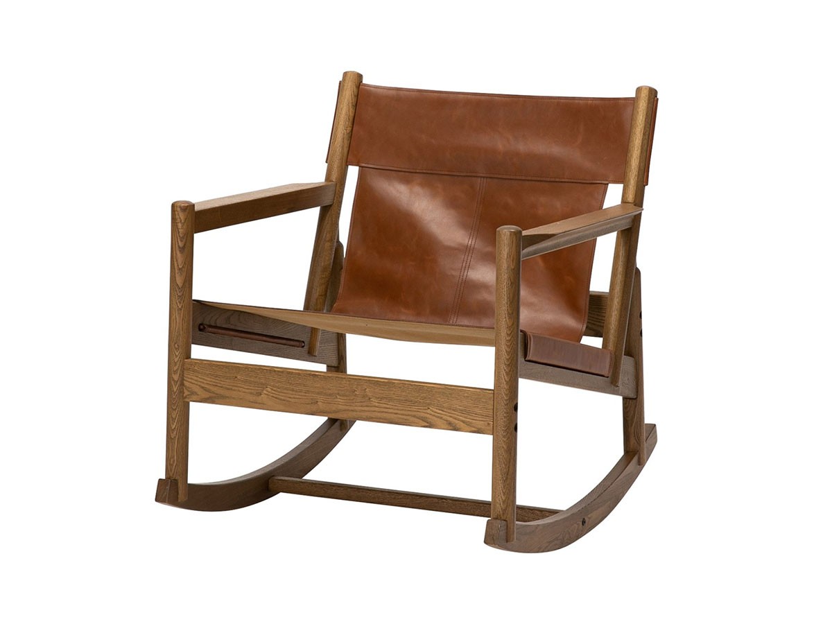 JOURNAL STANDARD FURNITURE COLTON ROCKING CHAIR Leather