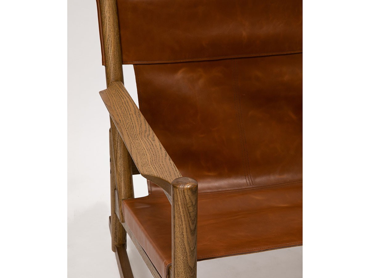 JOURNAL STANDARD FURNITURE COLTON ROCKING CHAIR Leather