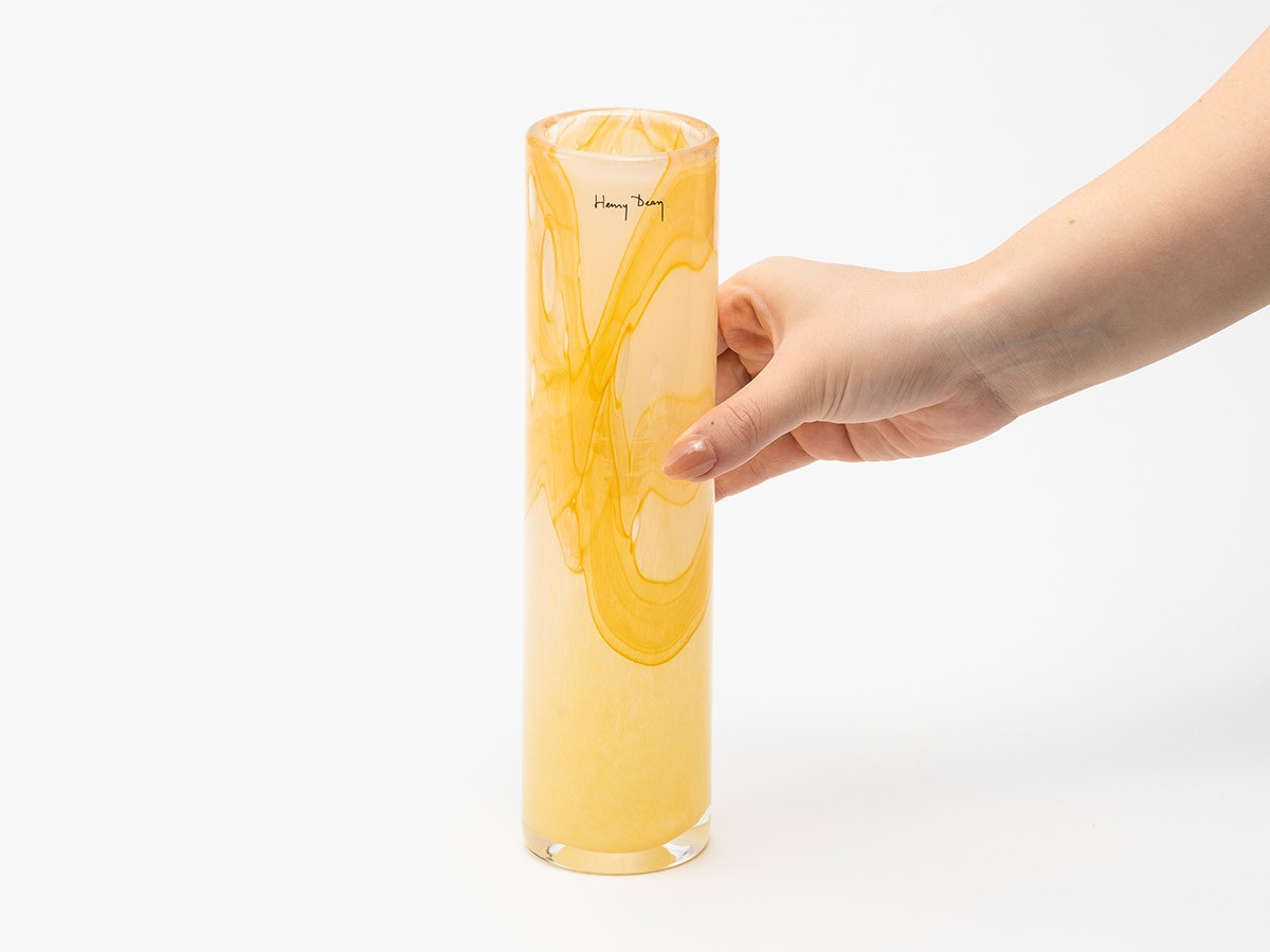 Henry Dean V.Pipe M / ヘンリーディーン V.パイプ M（アクアレルアンバー） （花器・プランター・グリーン > 花瓶・フラワーベース） 3