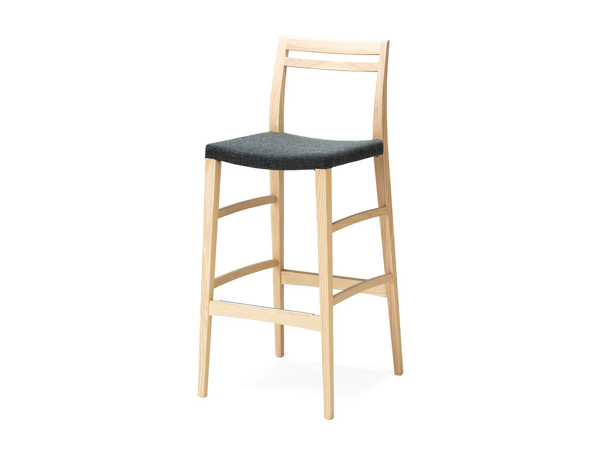 平田椅子製作所 FIKA Bar Chair 75 / ひらたいすせいさくじょ フィーカ バーチェア 75 （チェア・椅子 > カウンターチェア・バーチェア） 2