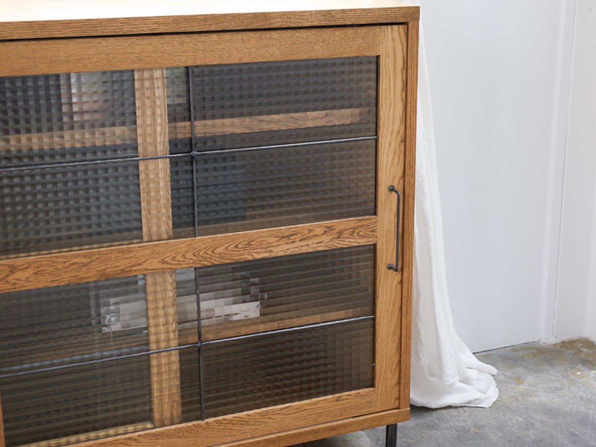 a.depeche cadeal slide glass low board 1500 / アデペシュ カデル スライドガラス ローボード 1500 （収納家具 > サイドボード・リビングボード） 9