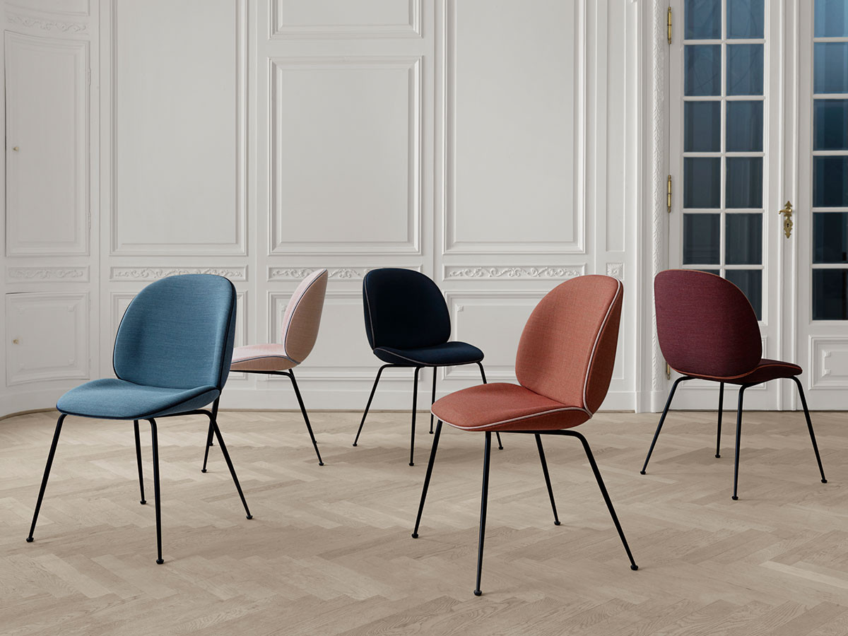 GUBI Beetle Dining Chair Un-upholstered - Conic base / グビ ...