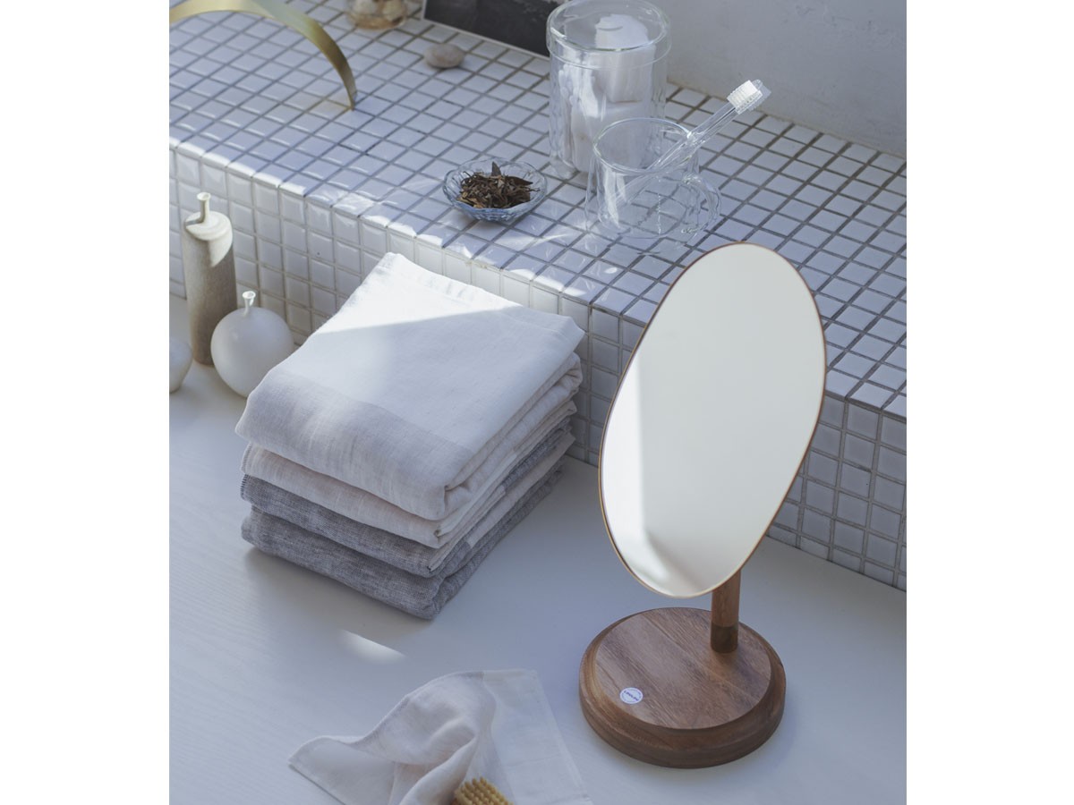 COTTON LINEN BICOLORED TOWEL / コットンリネン バイカラー フェイスタオル （インテリア雑貨 > タオル） 4