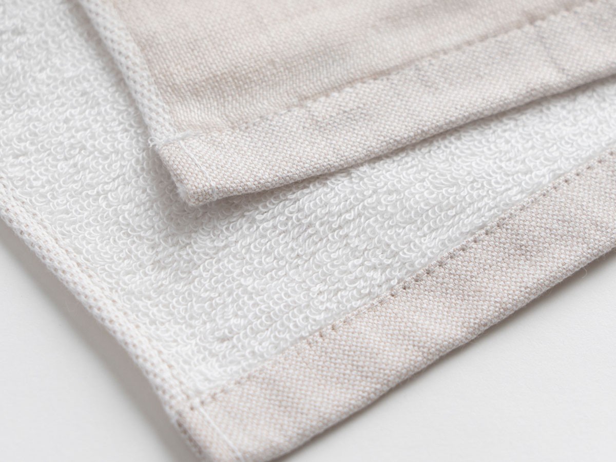 COTTON LINEN BICOLORED TOWEL / コットンリネン バイカラー フェイスタオル （インテリア雑貨 > タオル） 15