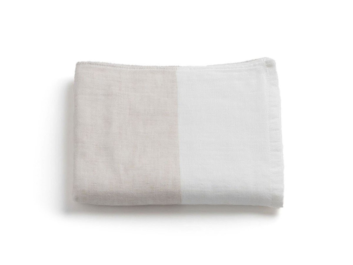CLASKA&nbsp;COTTON LINEN BICOLORED TOWEL
