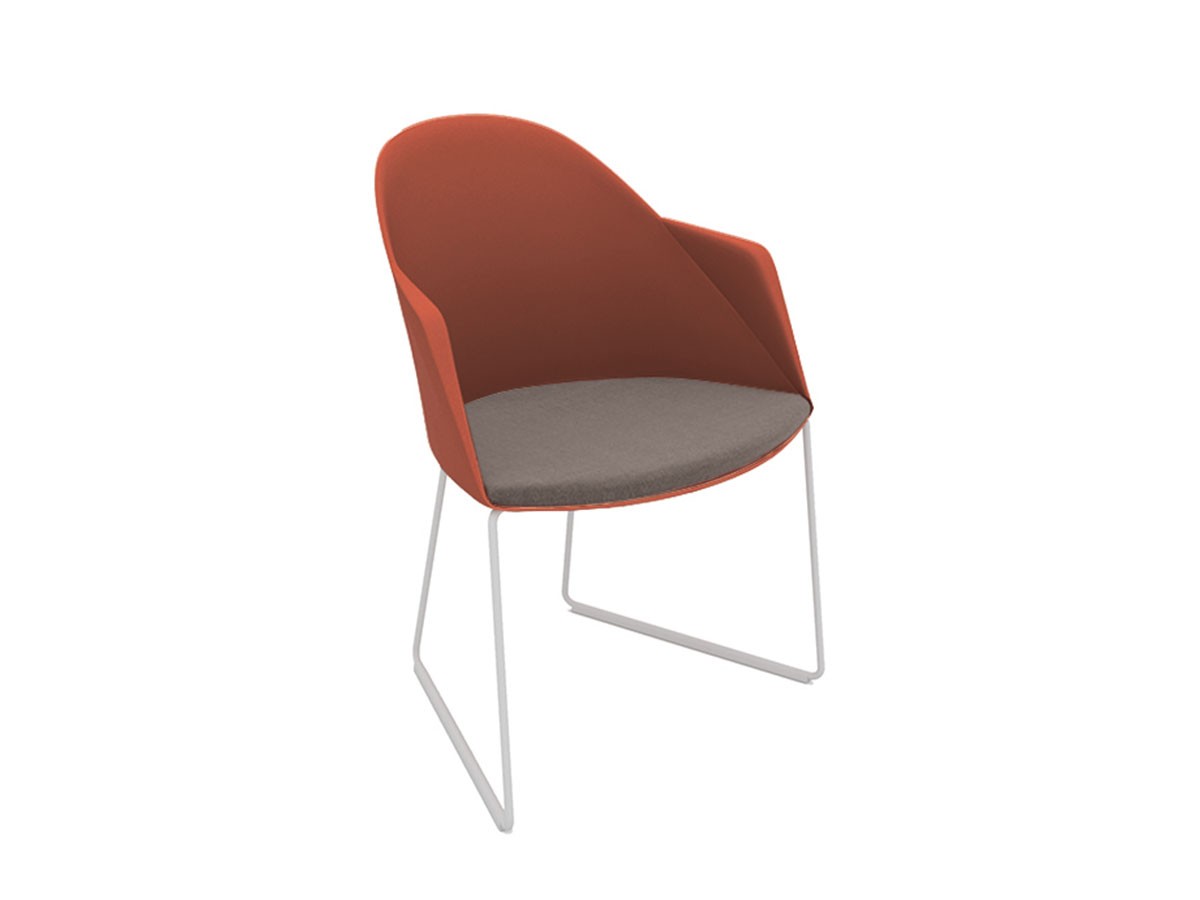 arper Cila Arm Chair / アルペール シーラ アームチェア 座クッション付 スレッド脚 （チェア・椅子 > ダイニングチェア） 12
