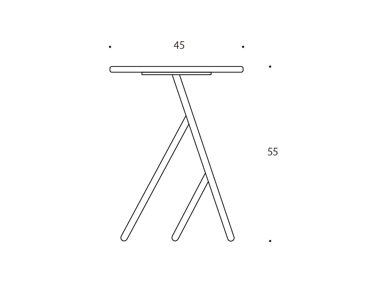 HALLE Penny Table / プラス ハレ ペニー テーブル - インテリア・家具通販【FLYMEe】