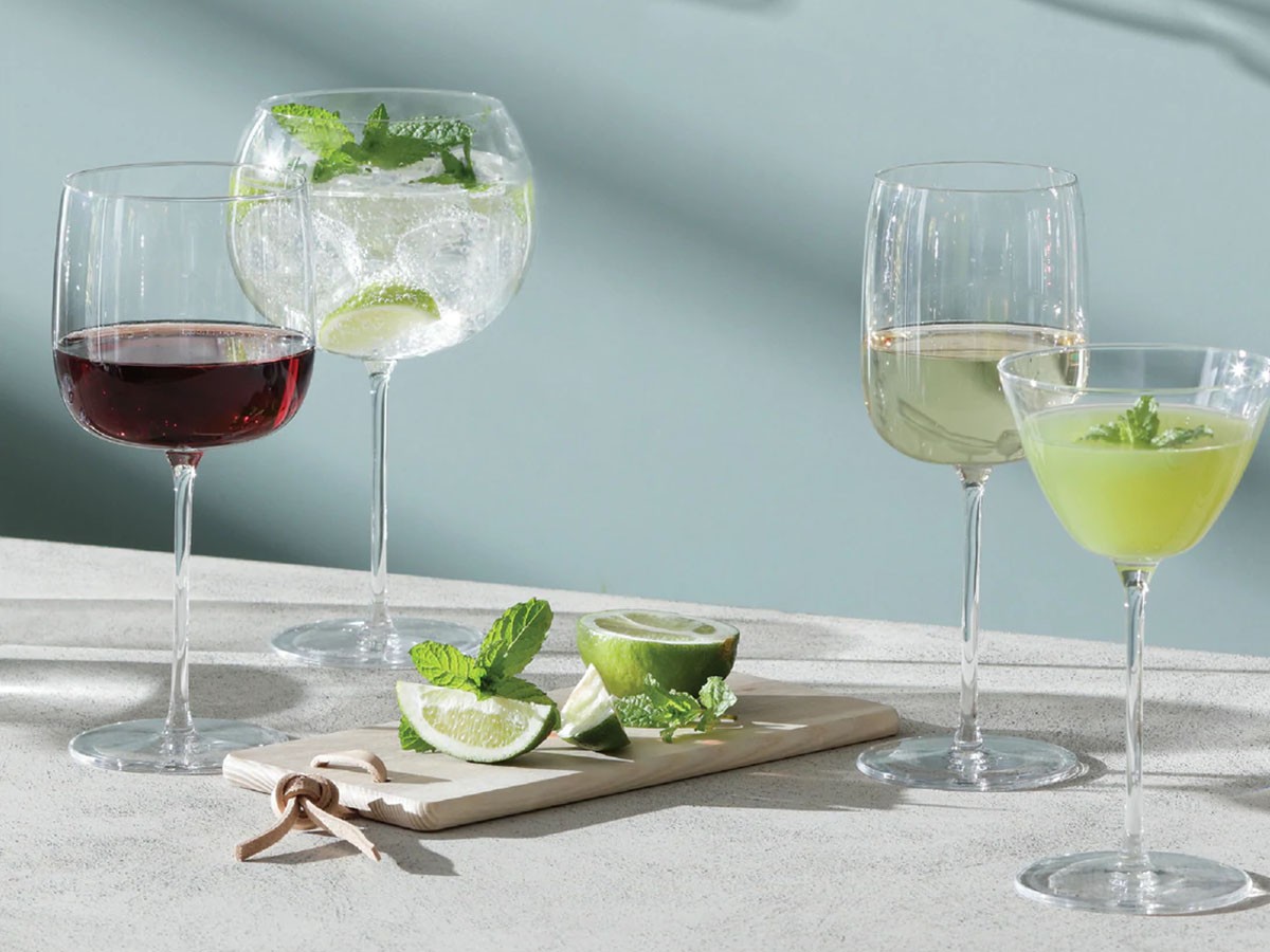 LSA International BOROUGH WINE GLASS SET4 / エルエスエー インターナショナル ボロー ワイングラス 高さ20cm 4脚セット （食器・テーブルウェア > ワイングラス・シャンパングラス） 3