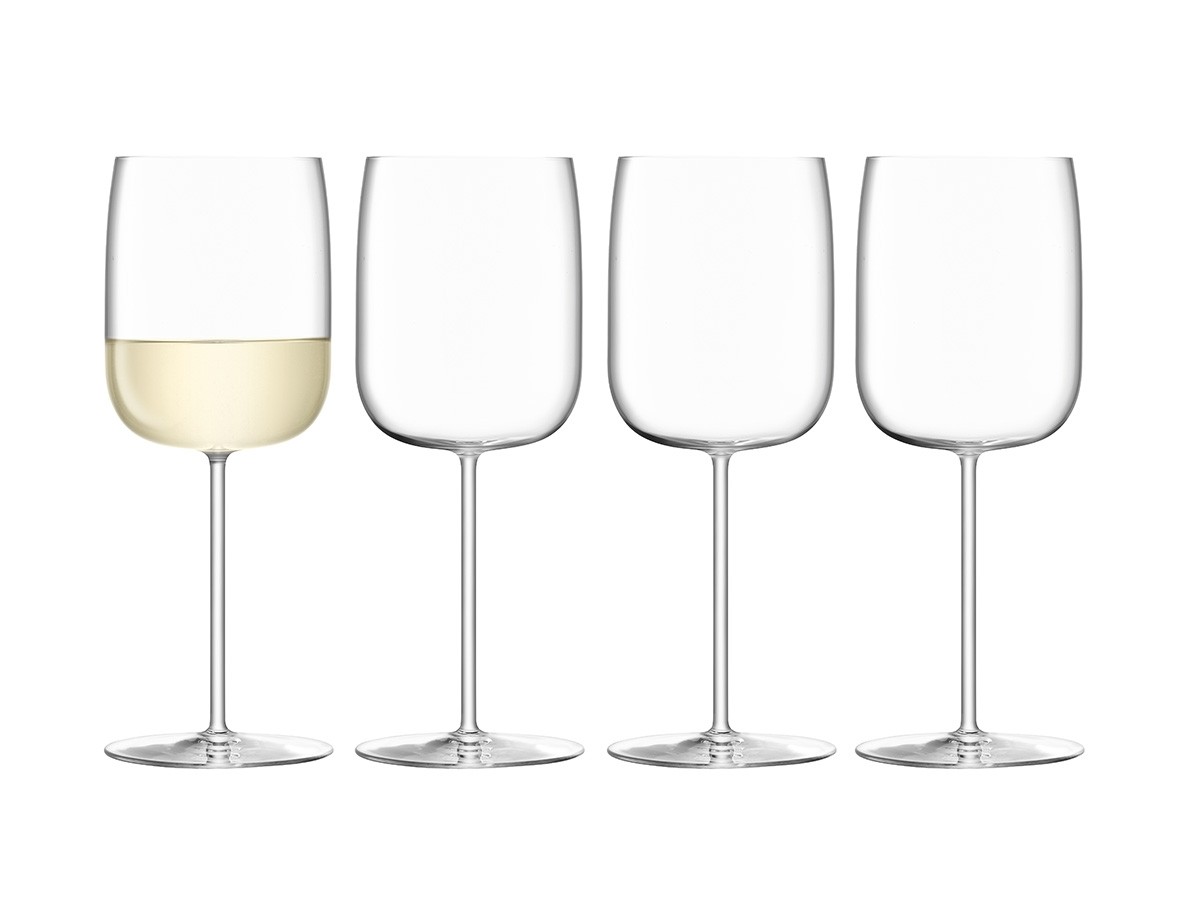 LSA International BOROUGH WINE GLASS SET4 / エルエスエー インターナショナル ボロー ワイングラス  高さ20cm 4脚セット