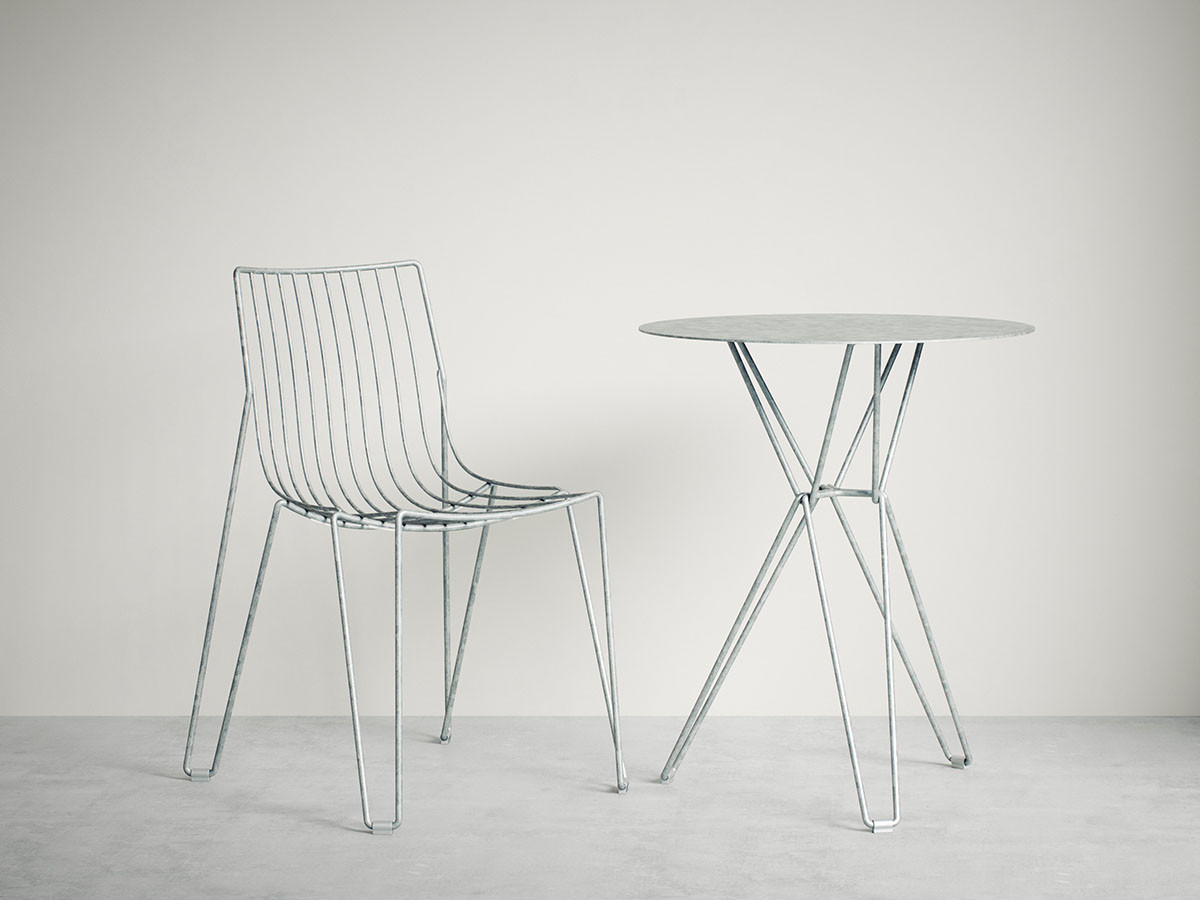 MASSPRODUCTIONS TIO CHAIR GALVANISED / マスプロダクションズ ティオ チェア ガルバナイズド （ガーデンファニチャー・屋外家具 > ガーデンチェア・アウトドアチェア） 3